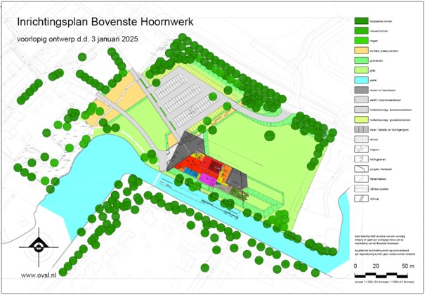 het voorlopige inrichtingsplan Bovenste Hoornwerk en Beneden Bleek