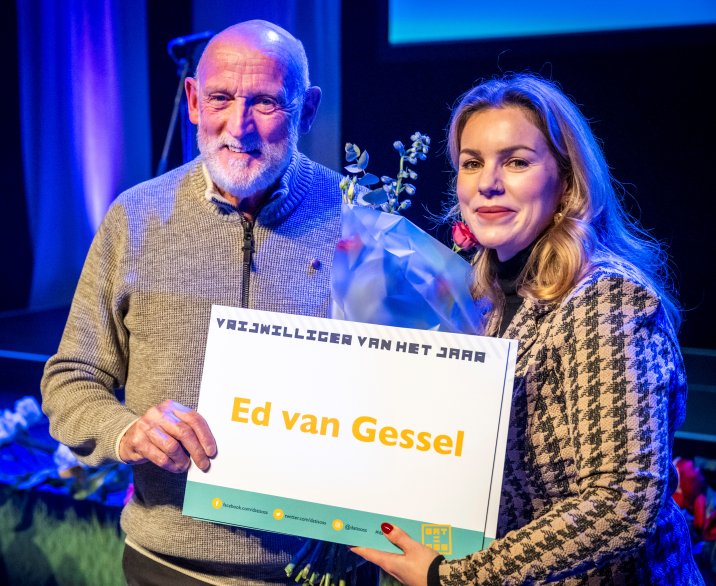 Ed van Gessel Vrijwilliger van het Jaar 2024! 